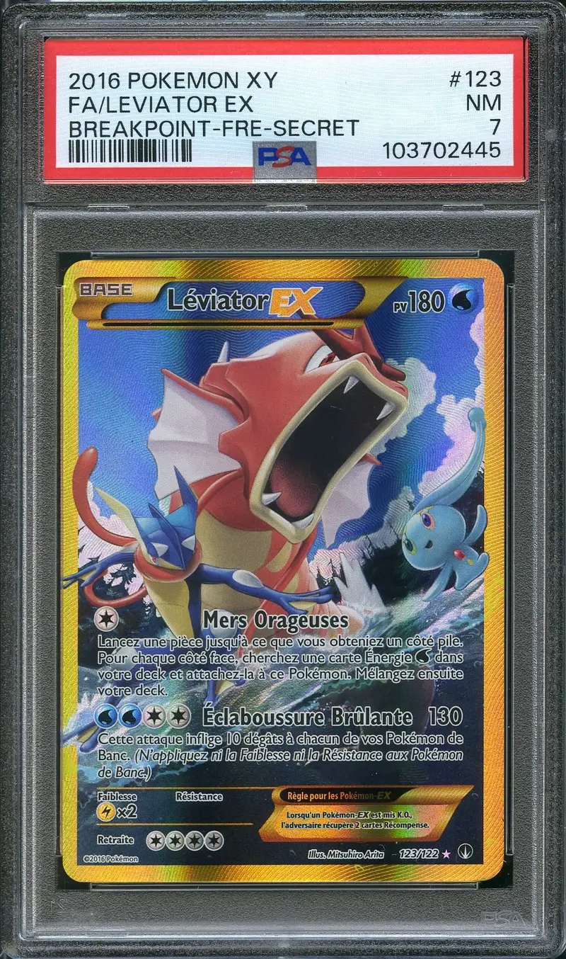 PSA 7 Léviator Ex Gold