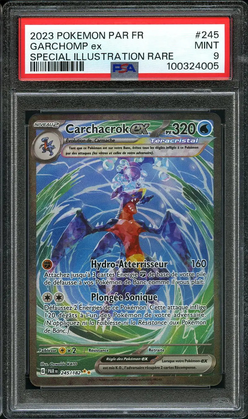 PSA 9 Carchacrok Ex