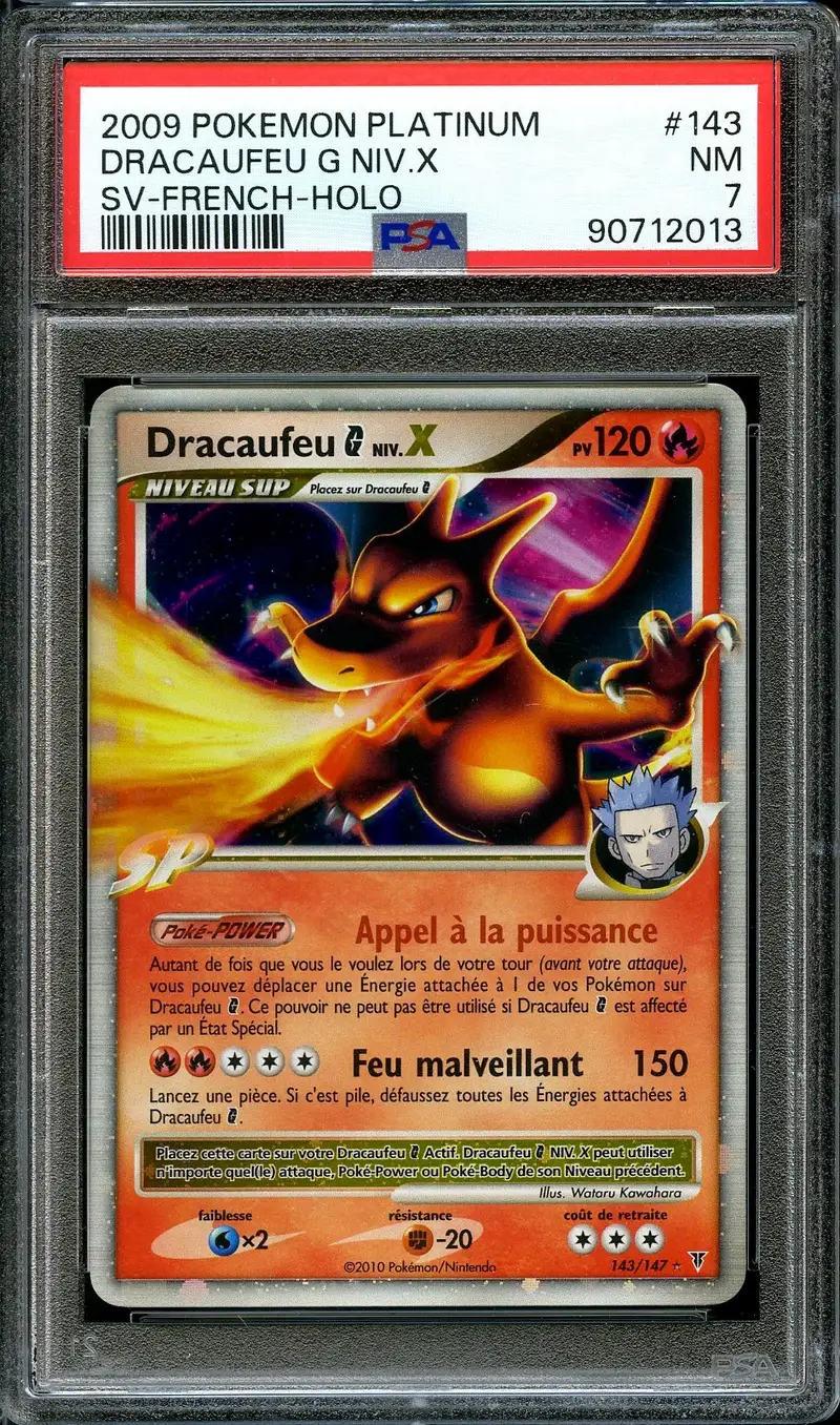 PSA 7 Dracaufeu G Niv. X