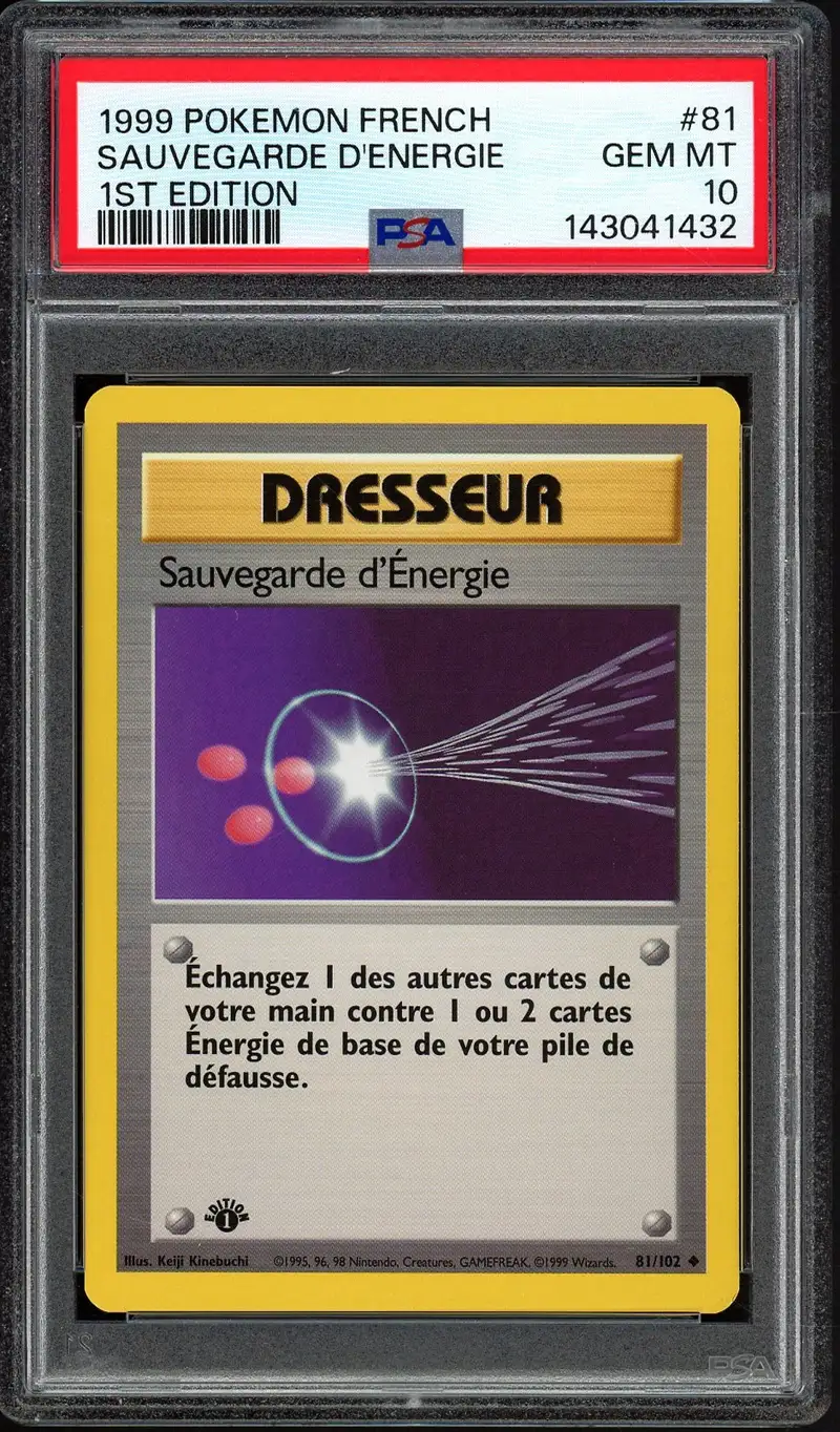 PSA 10 Sauvegarde d'Energie