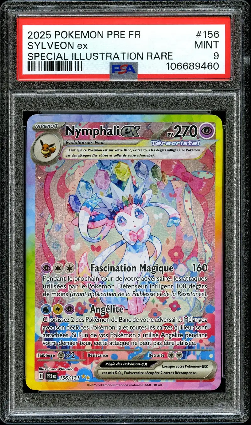 PSA 9 Nymphali Ex
