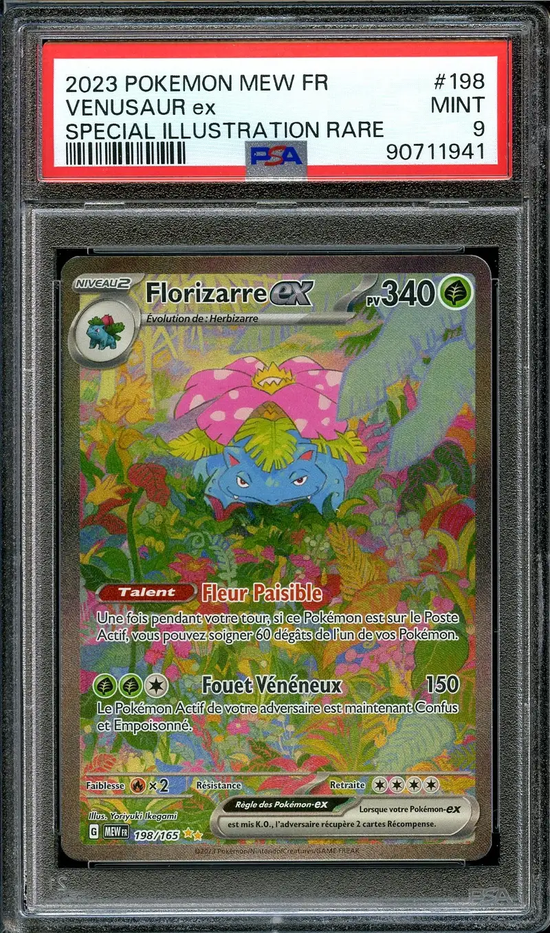 PSA 9 Florizarre Ex