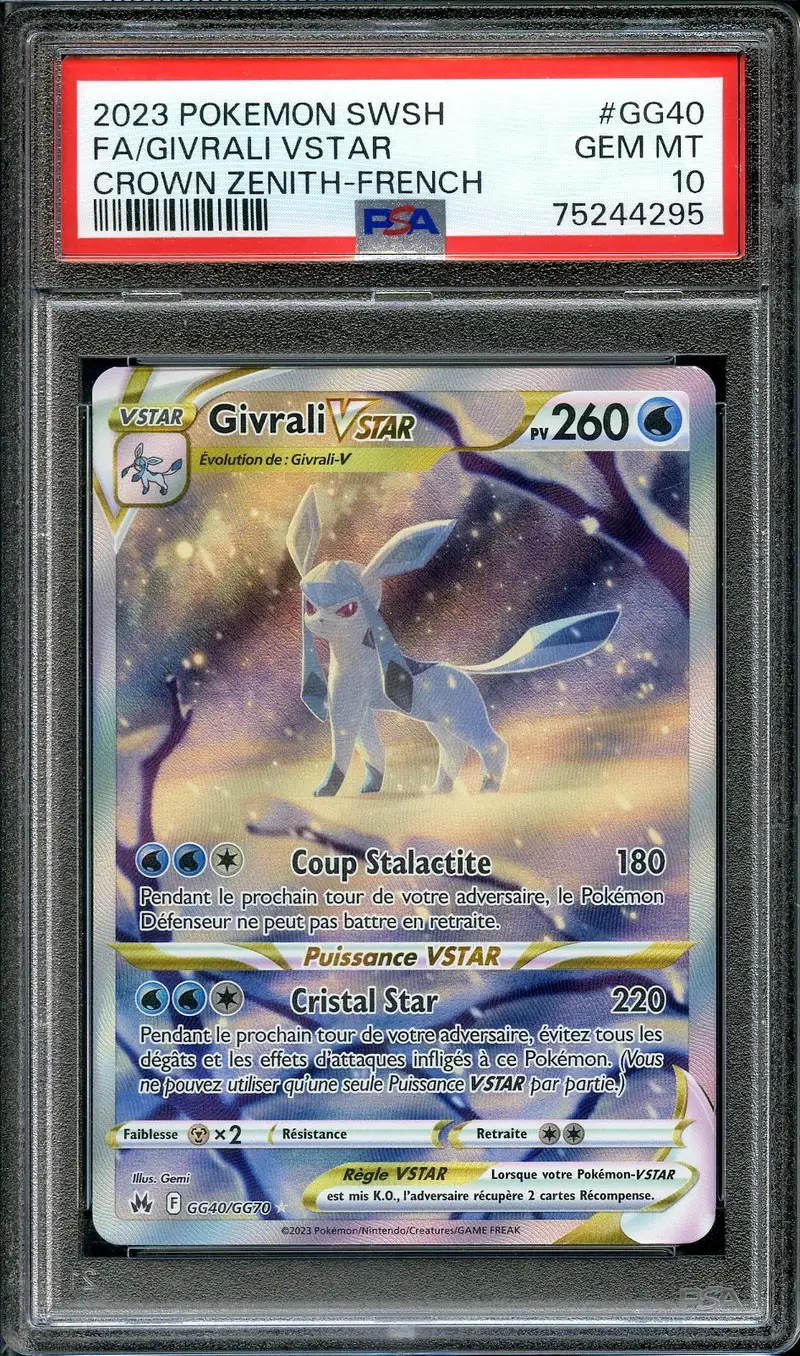 PSA 10 Givrali VStar