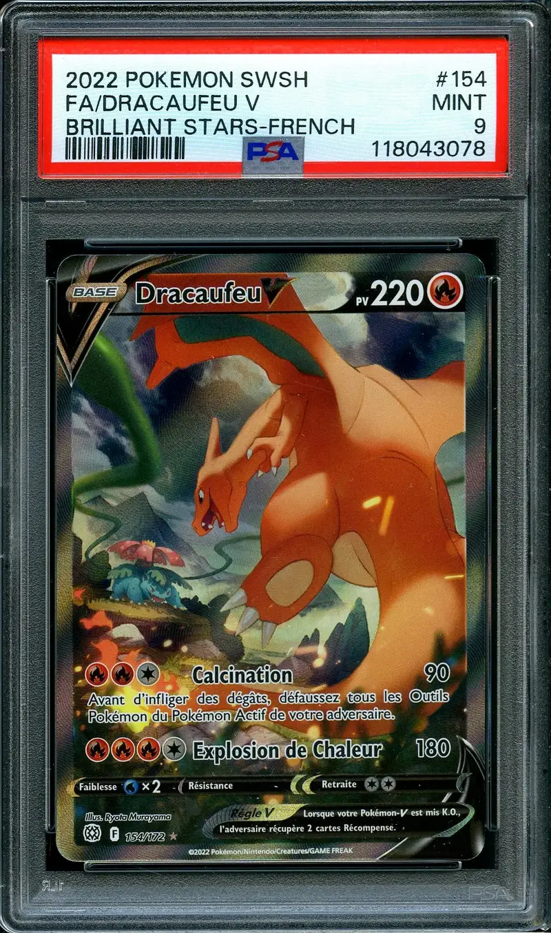PSA 9 Dracaufeu V