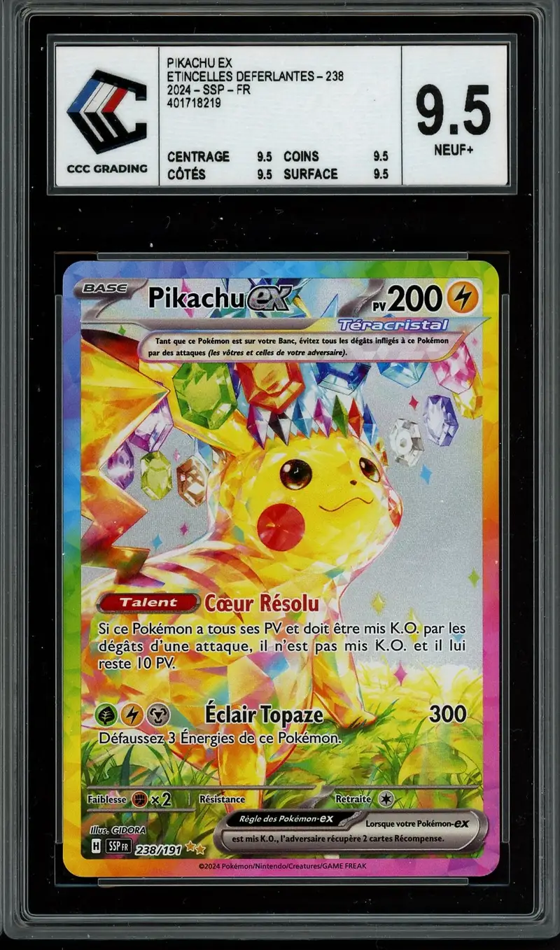 CCC 9.5 Pikachu Ex