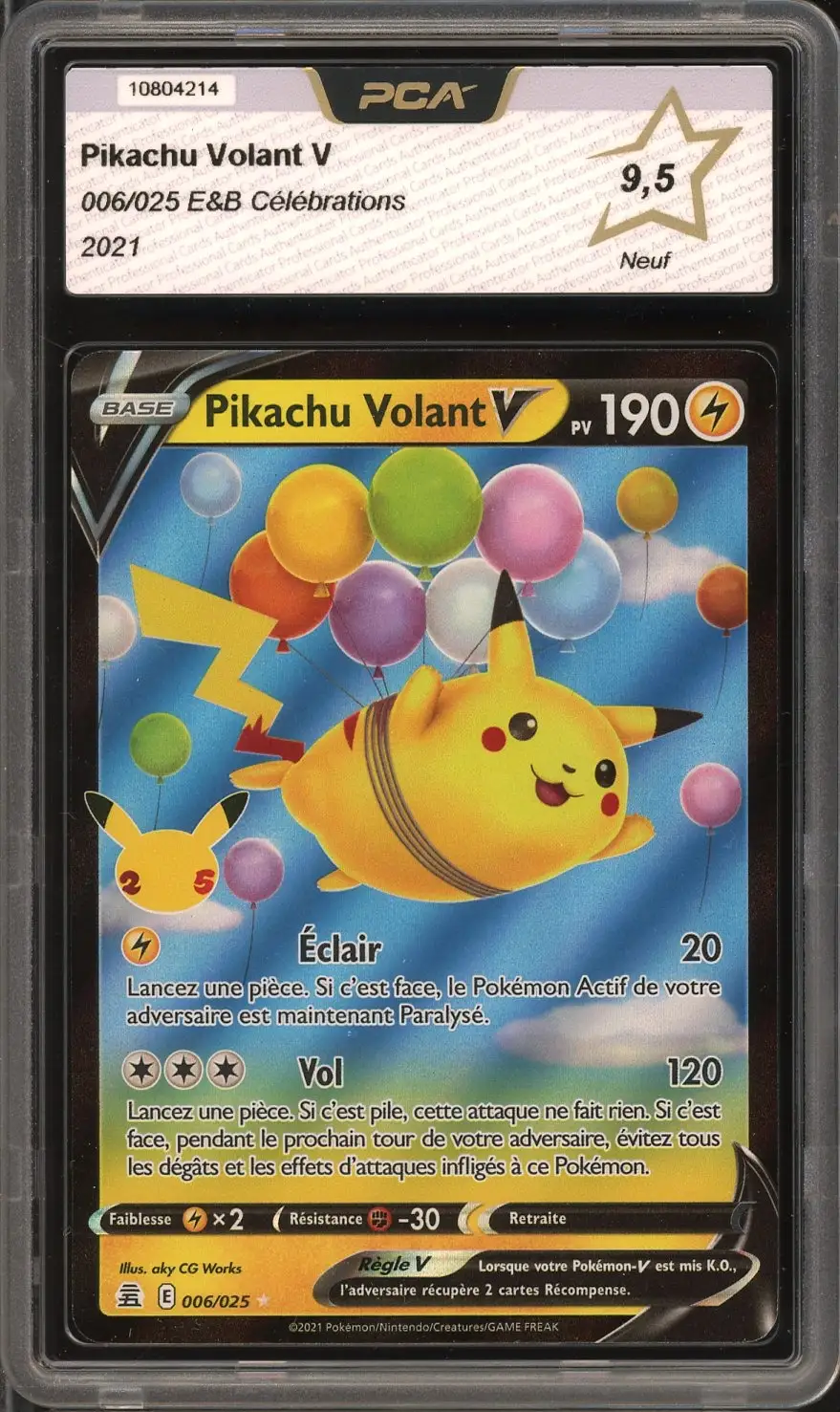 PCA 9.5 Pikachu Volant V