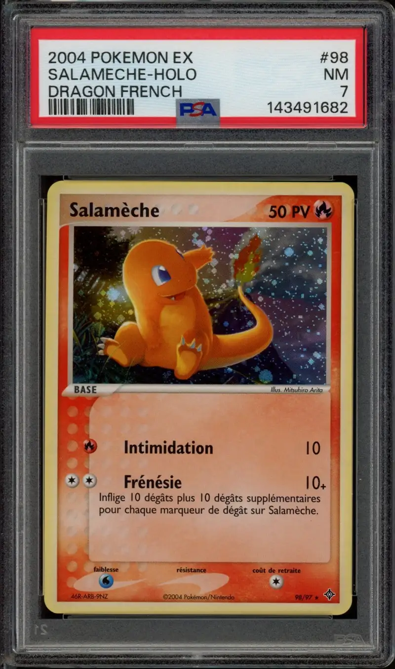 PSA 7 Salamèche Holo