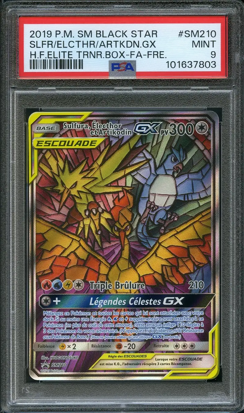PSA 9 Sulfura, Électhor et Artikodin Gx
