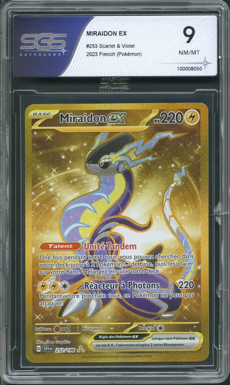 SGS 9 Miraidon Ex Gold