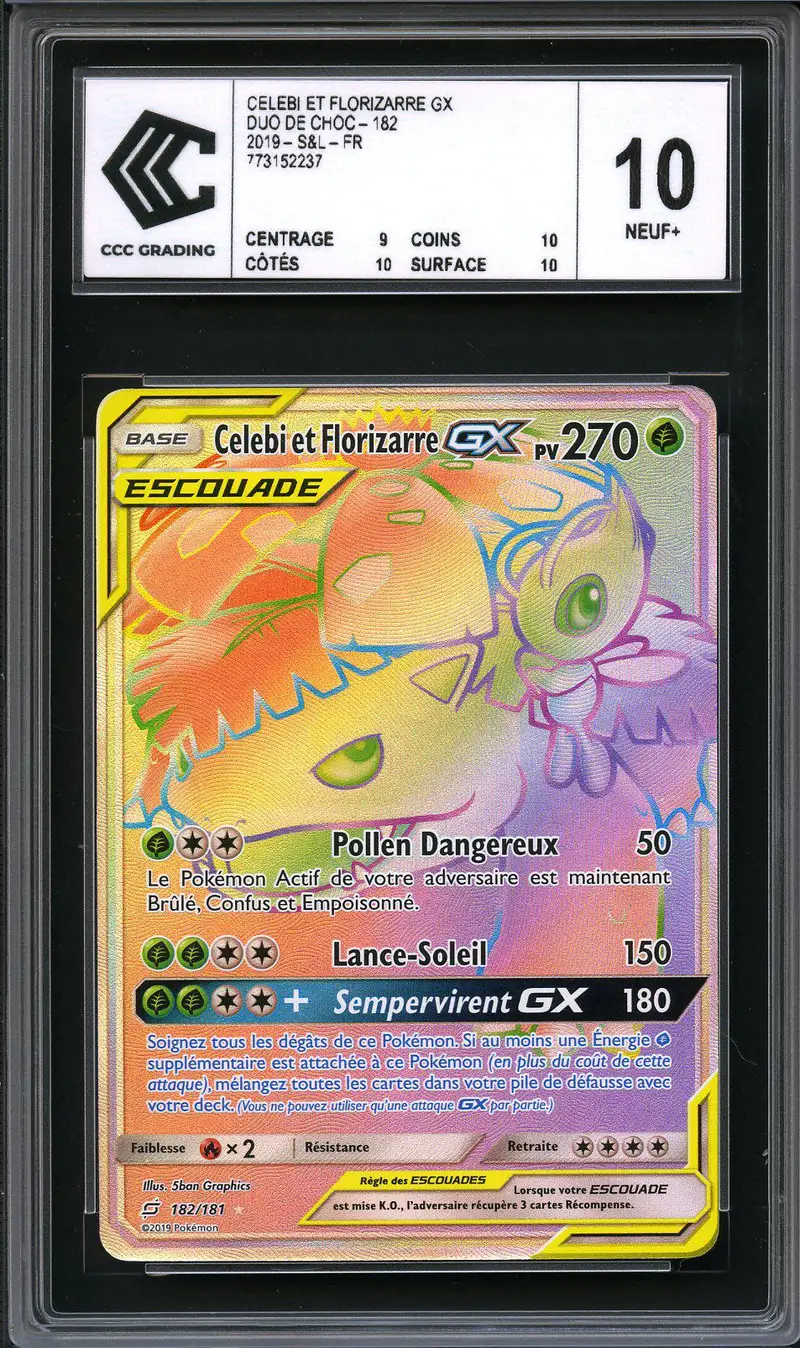 CCC 10 Celebi & Florizarre Gx Rainbow