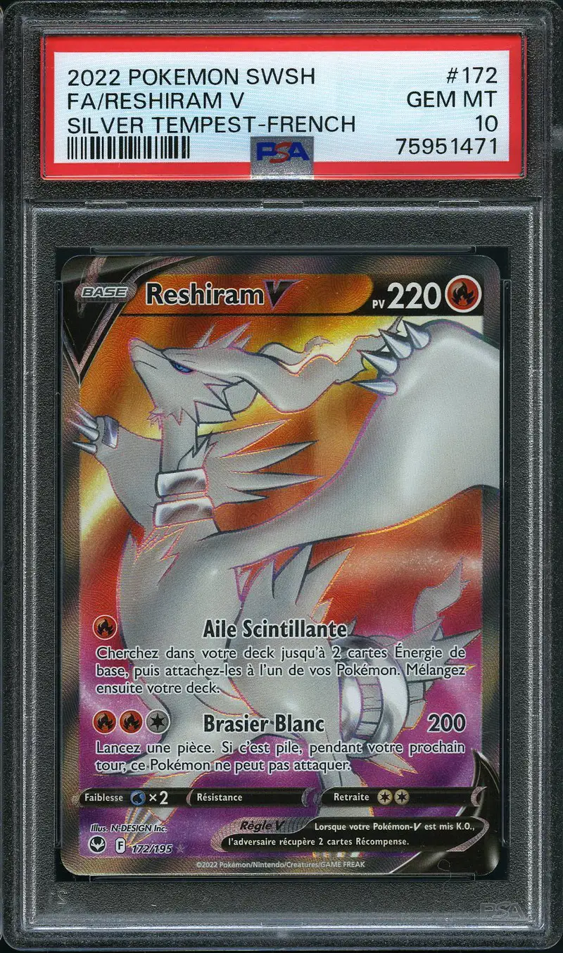 PSA 10 Reshiram V