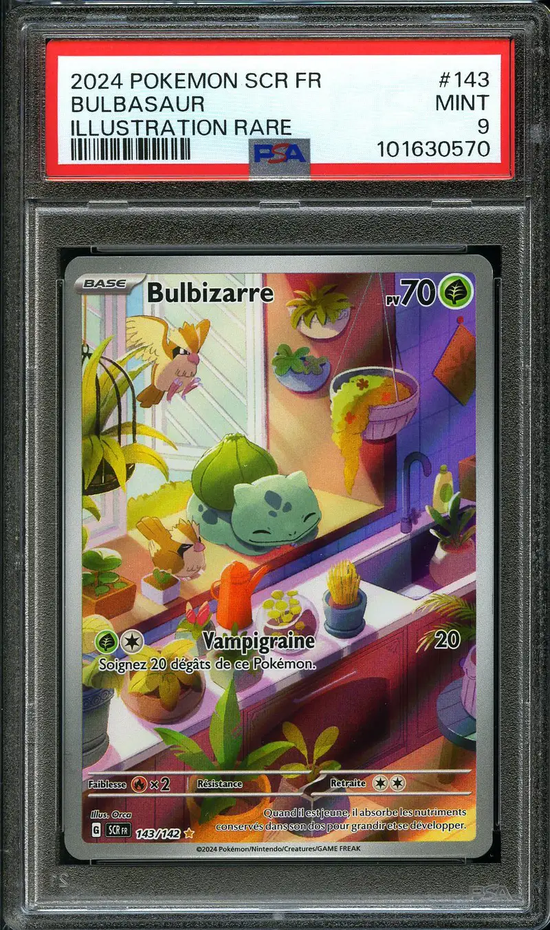 PSA 9 Bulbizarre