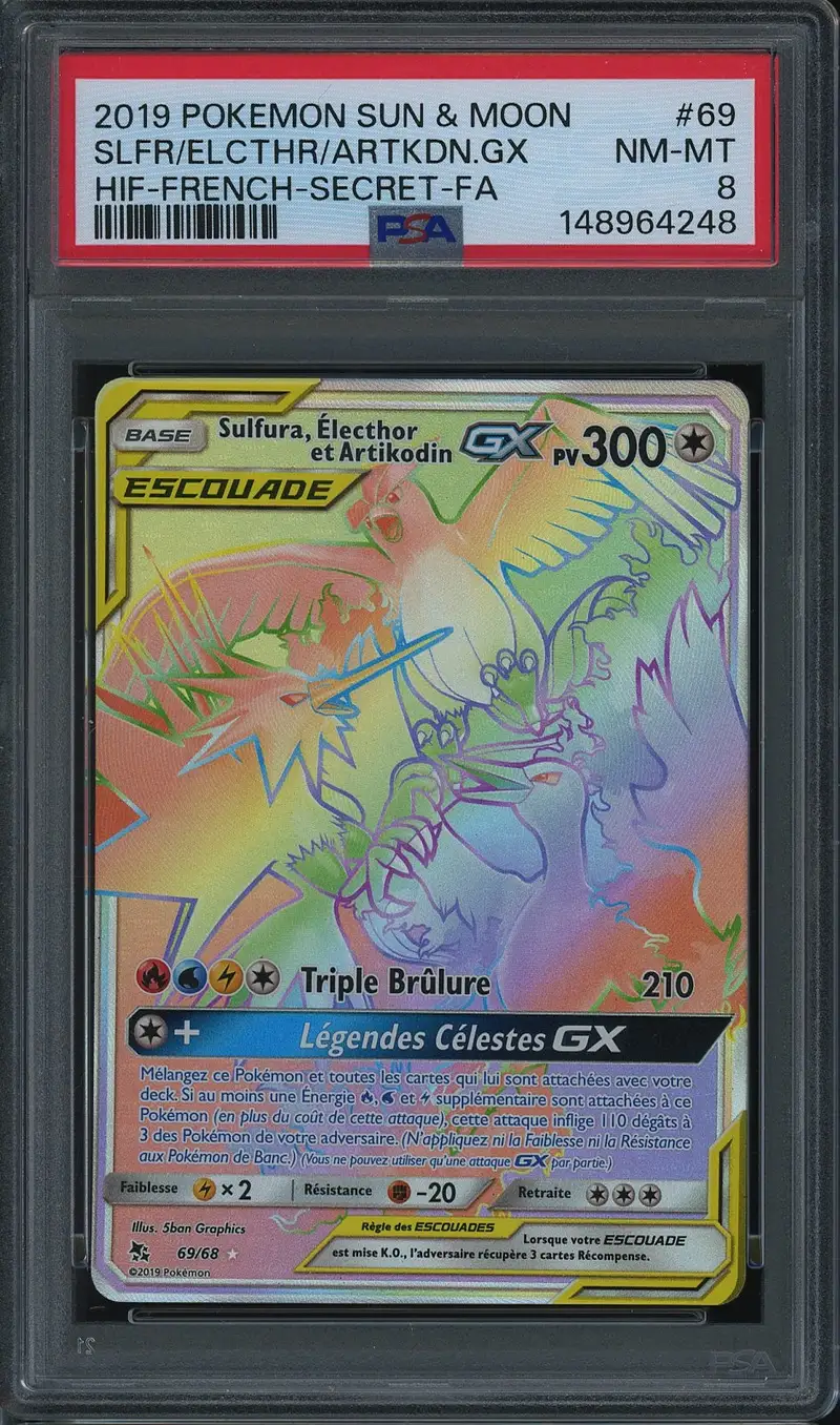 PSA 8 Sulfura, Électhor et Artikodin Gx Rainbow