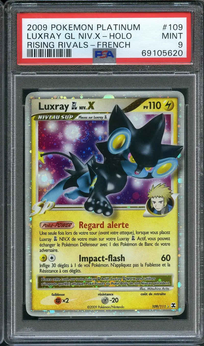 PSA 9 Luxray GL Niv. X