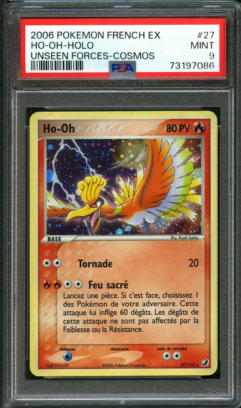PSA 9 Ho-Oh Holo
