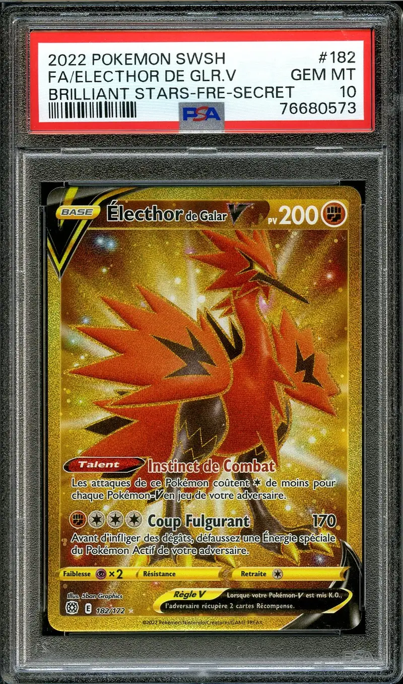 PSA 10 Electhor de Galar V Gold