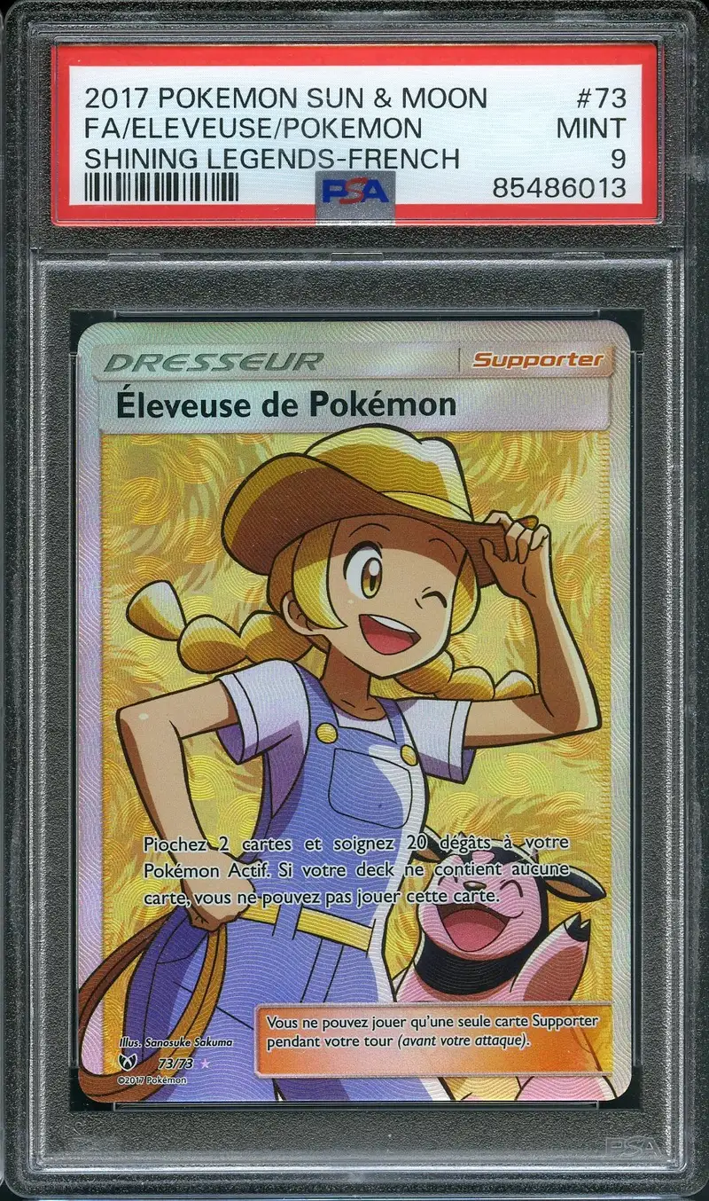 PSA 9 Eleveuse de Pokémon