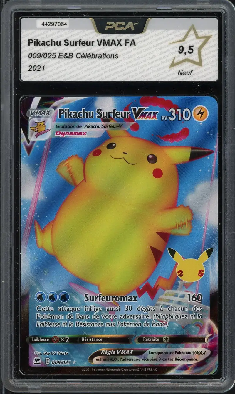 PCA 9.5 Pikachu Surfeur VMax