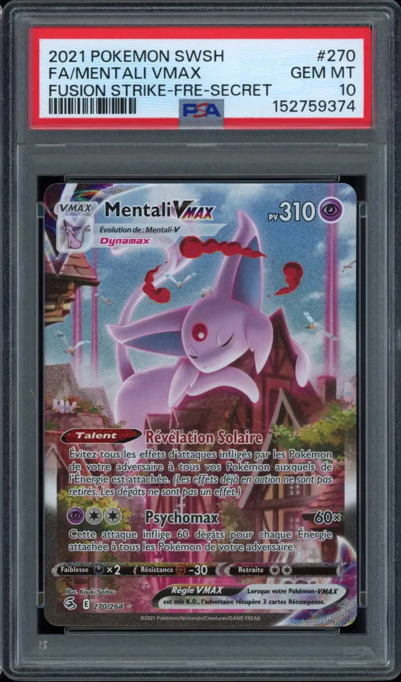 PSA 10 Mentali VMax