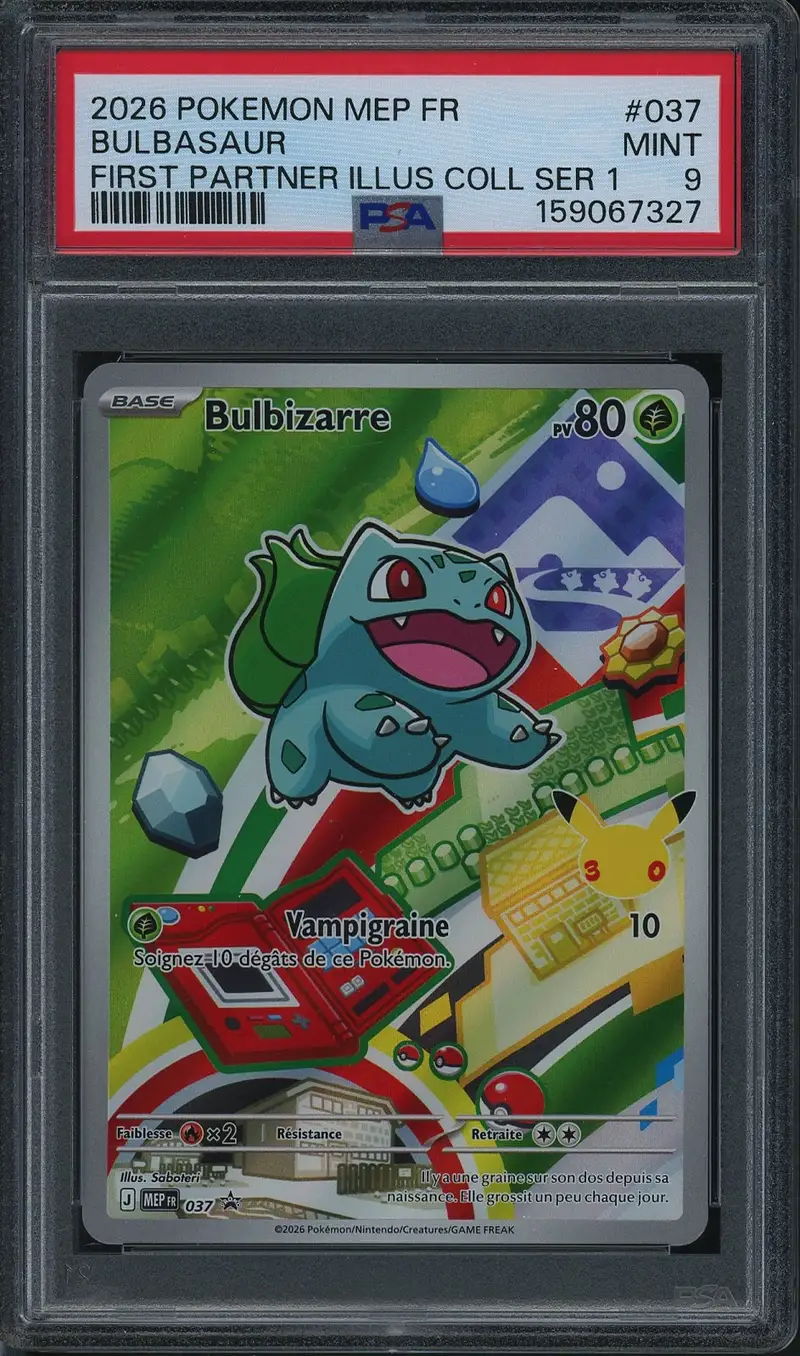 PSA 9 Bulbizarre