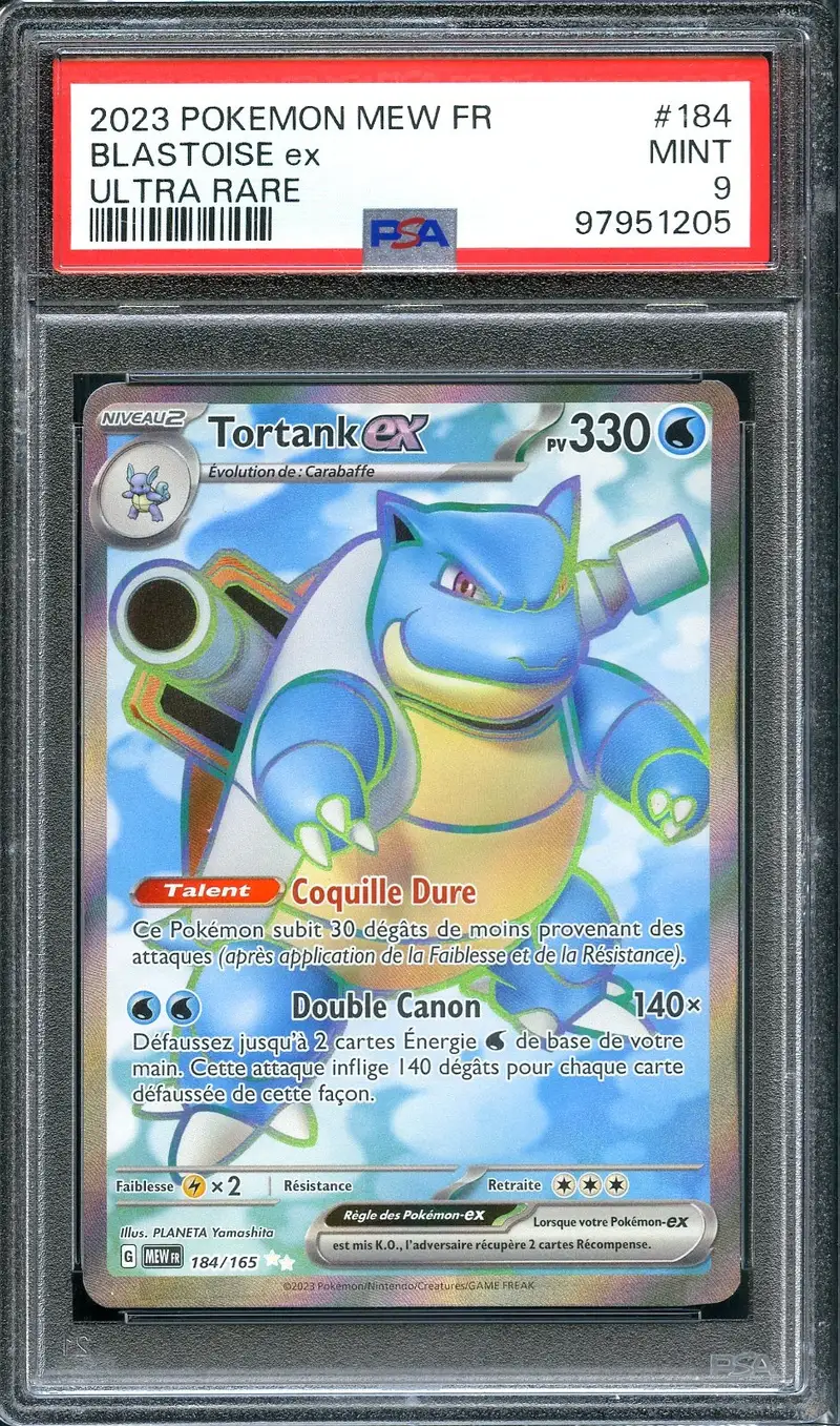 PSA 9 Tortank Ex
