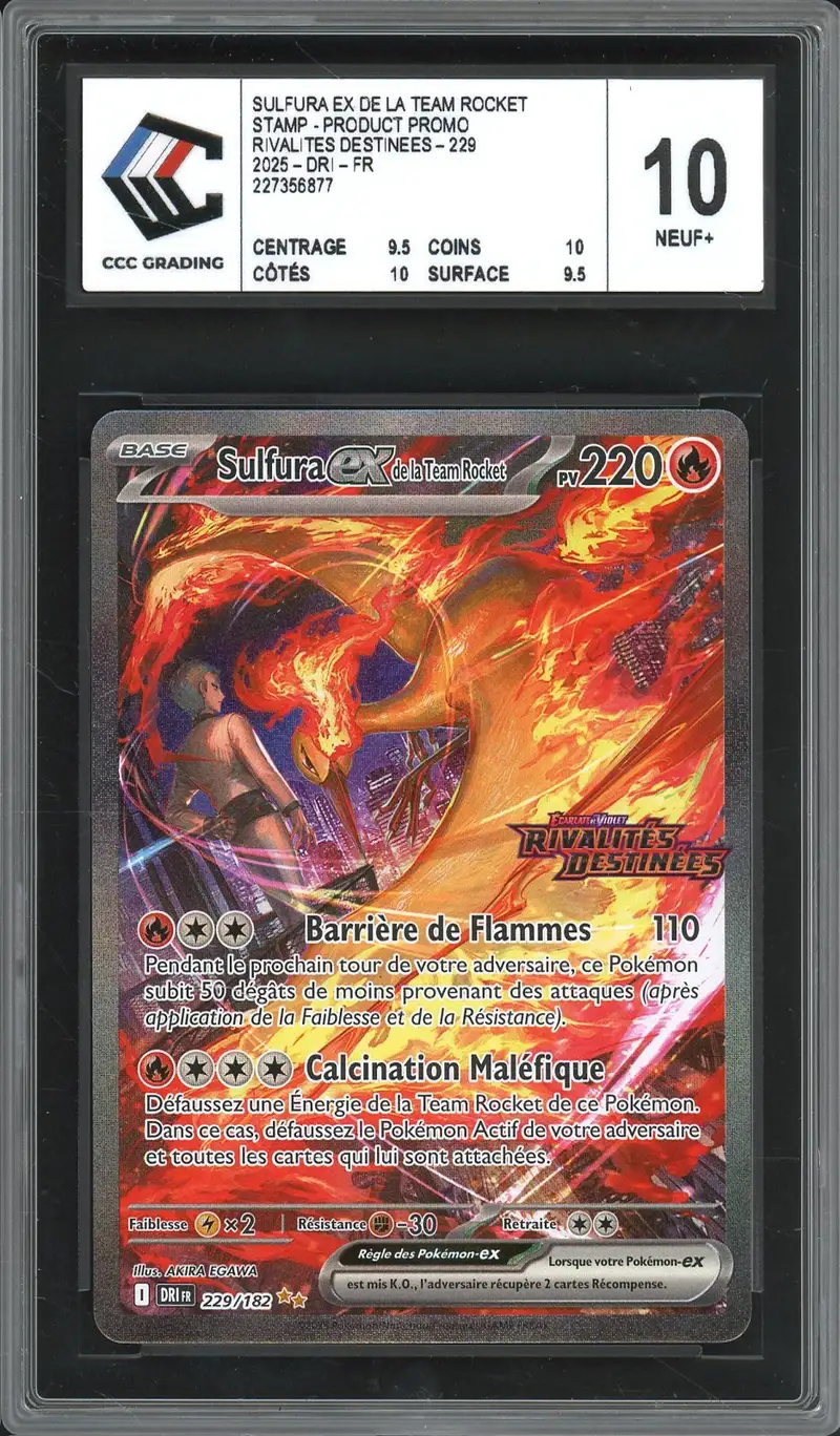 CCC 10 Sulfura Ex de la Team Rocket Stamp