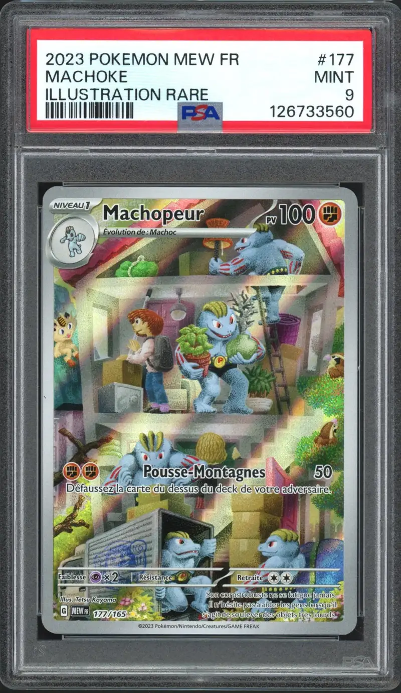 PSA 9 Machopeur
