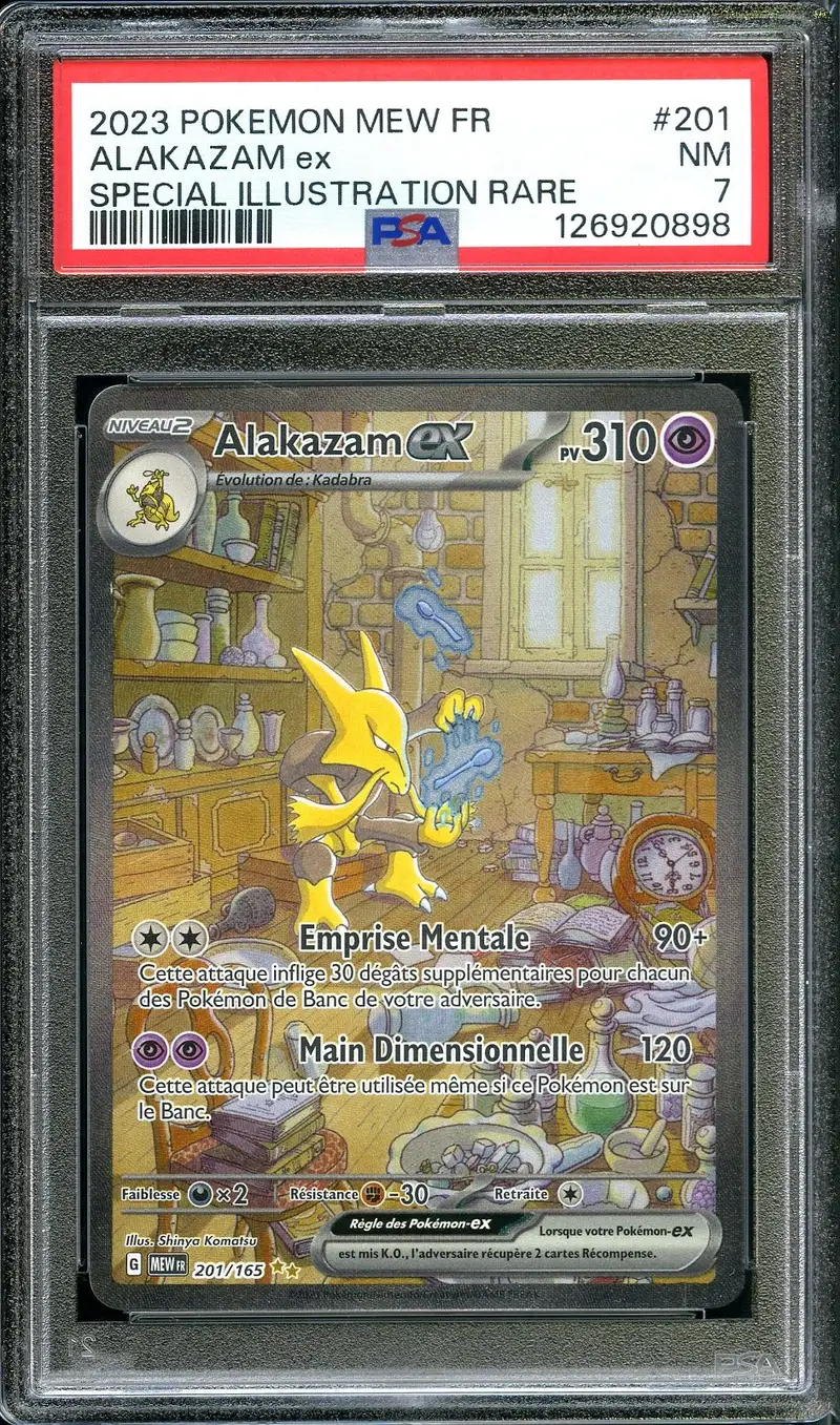 PSA 7 Alakazam Ex