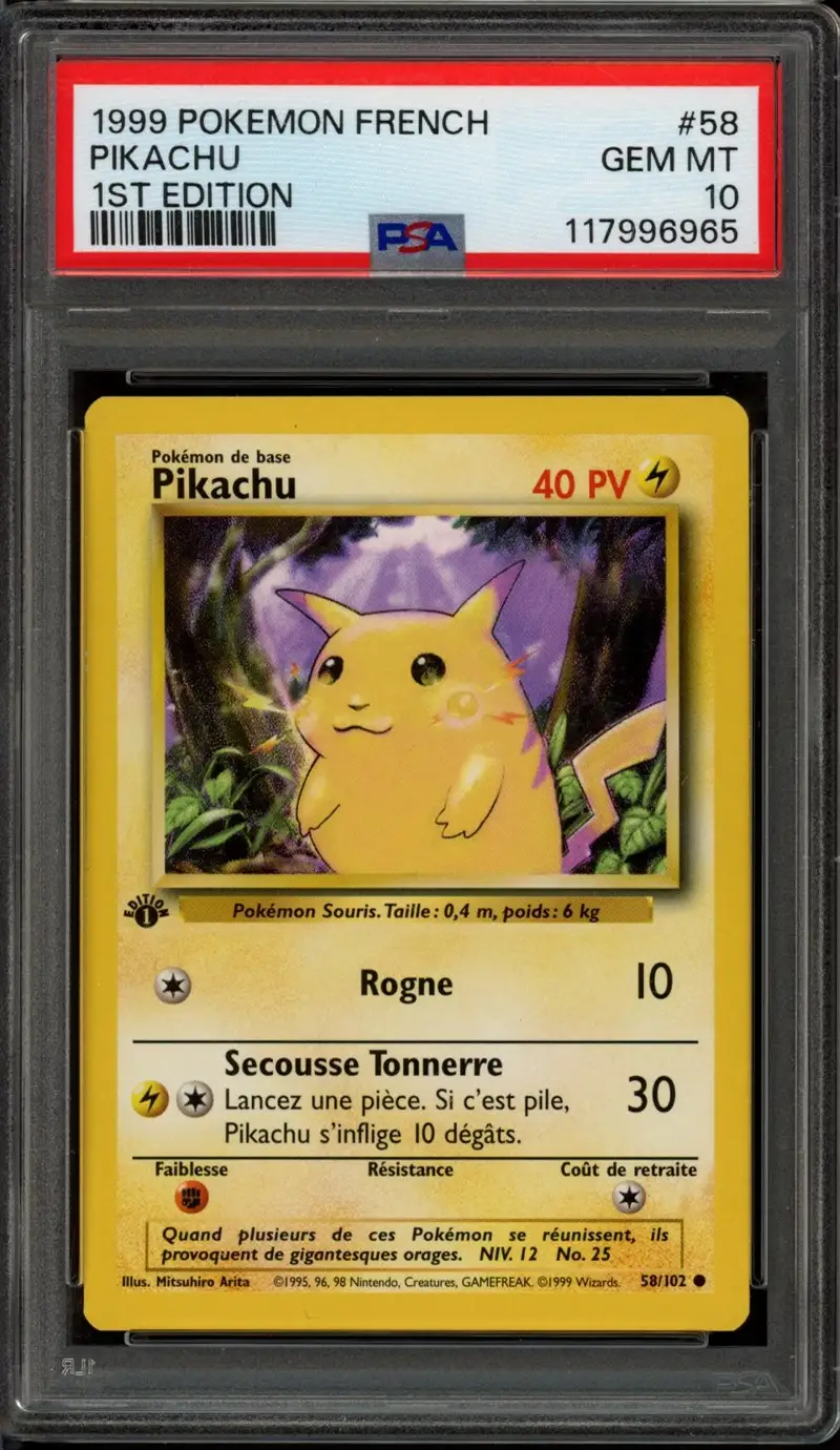 PSA 10 Pikachu