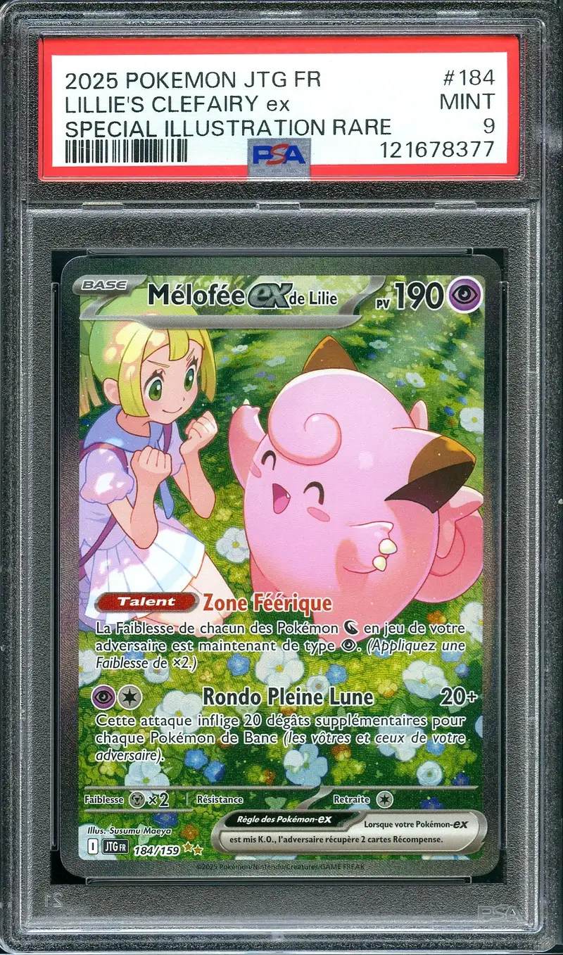 PSA 9 Mélofée Ex de Lilie