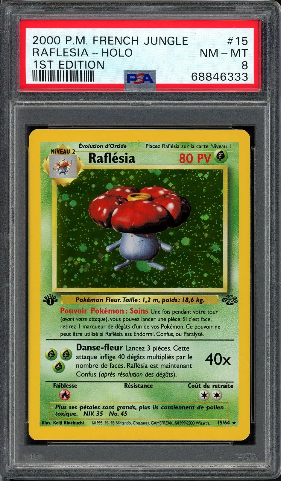 PSA 8 Raflésia Holo