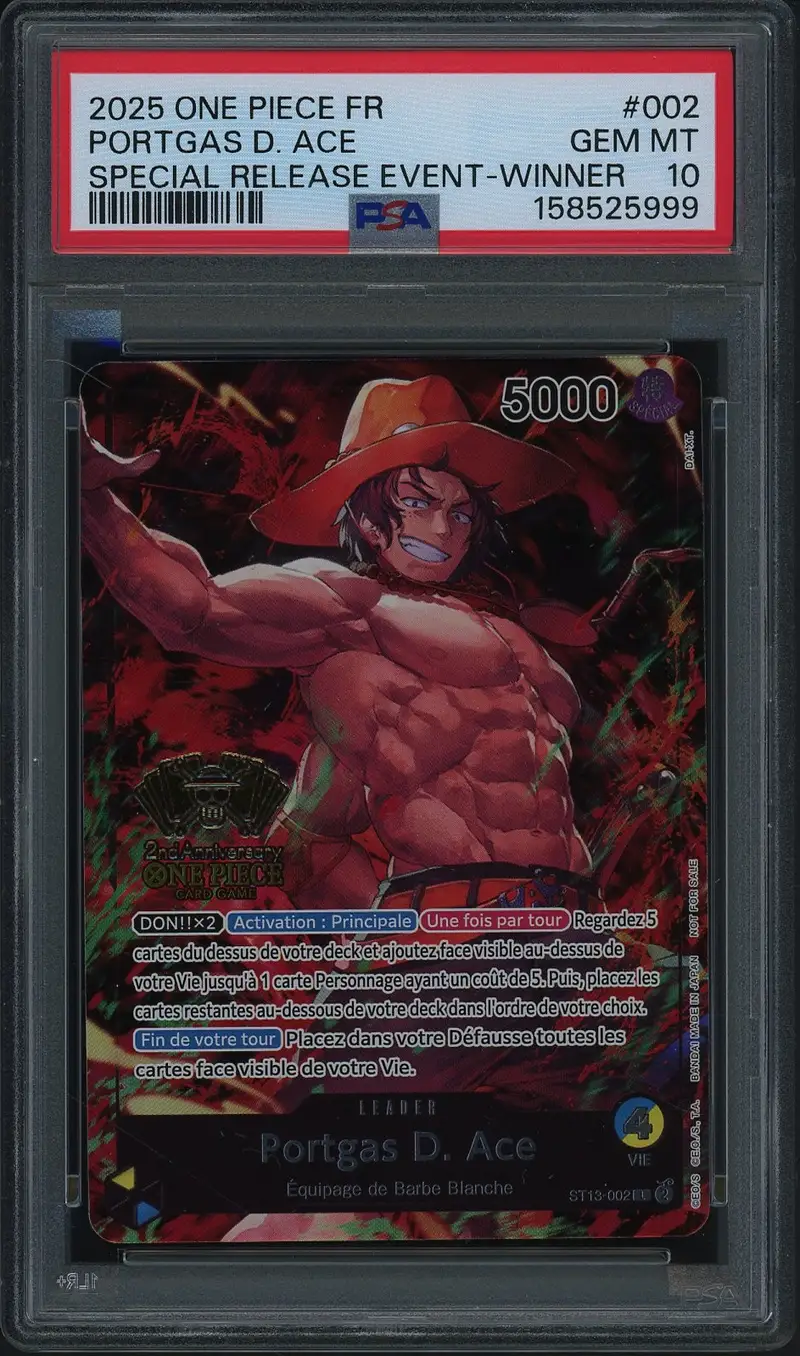 PSA 10 Portgas D. Ace
