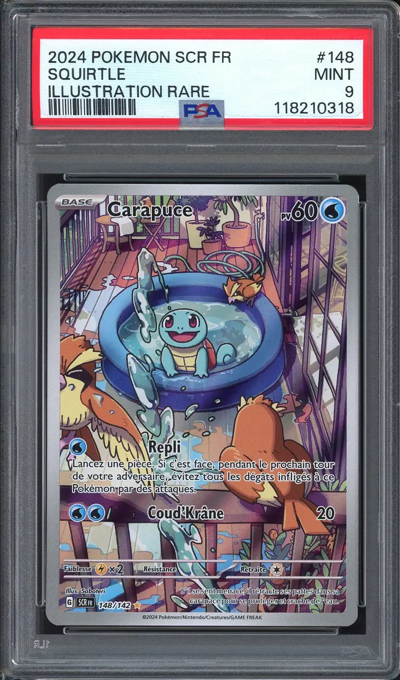 PSA 9 Carapuce