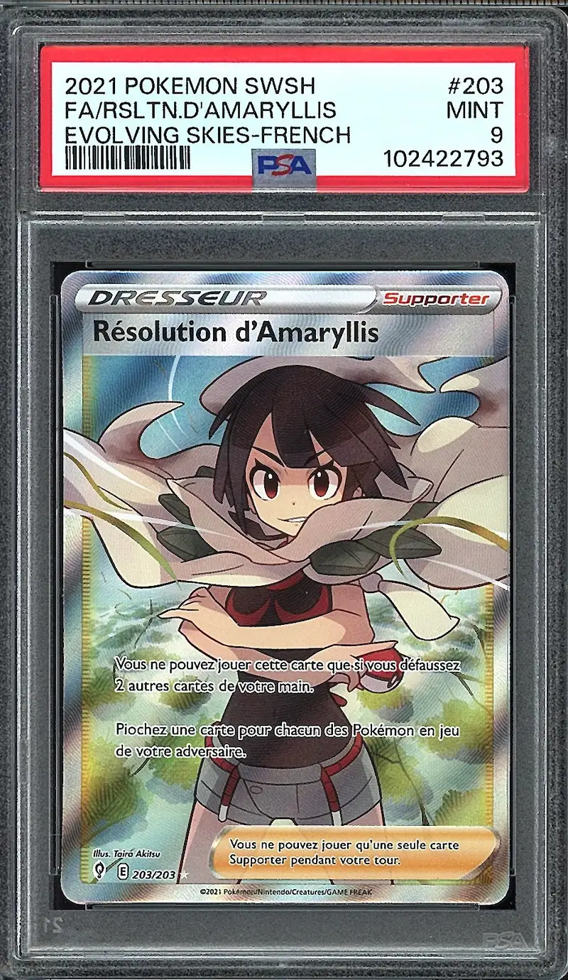 PSA 9 Résolution d'Amaryllis