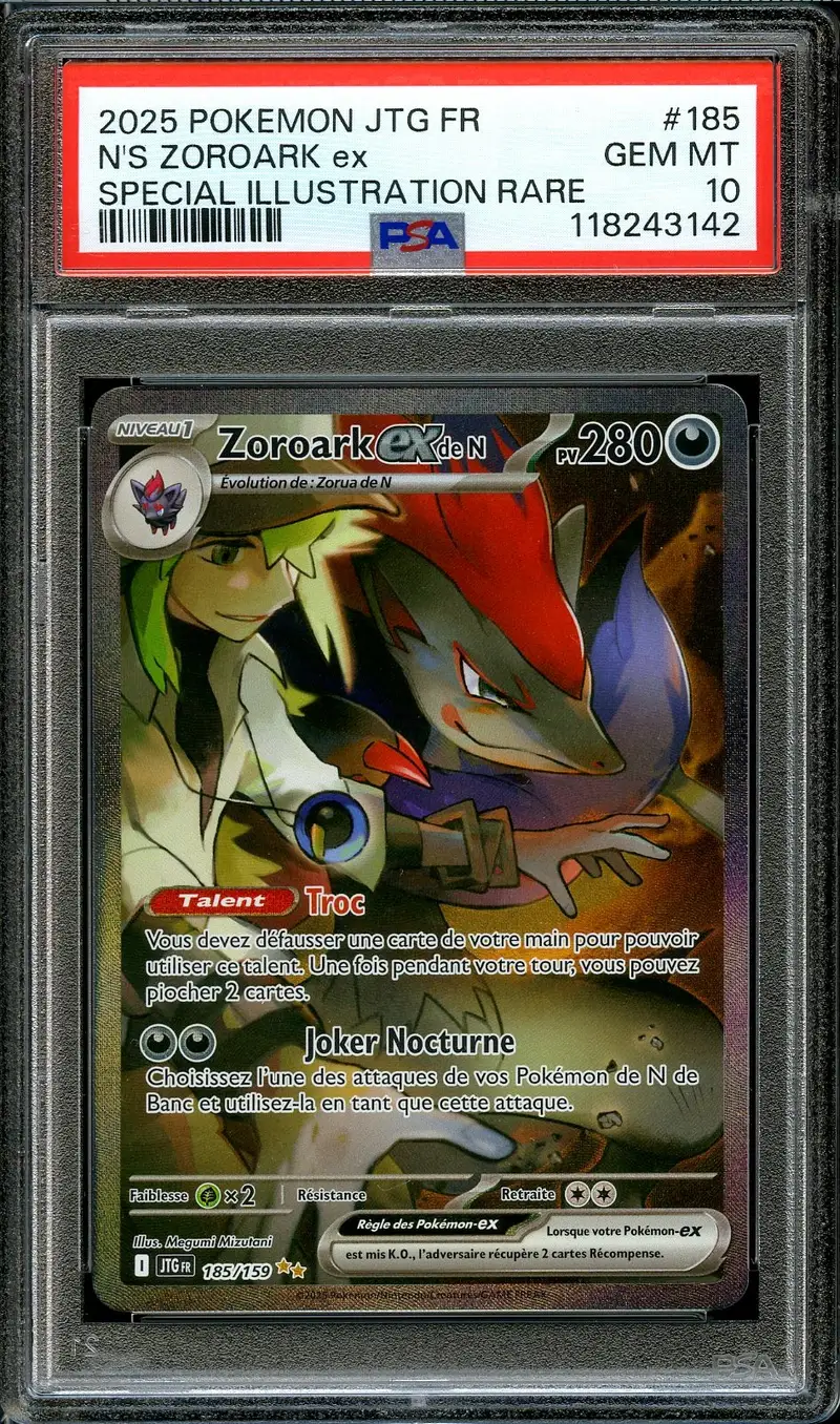 PSA 10 Zoroark Ex de N