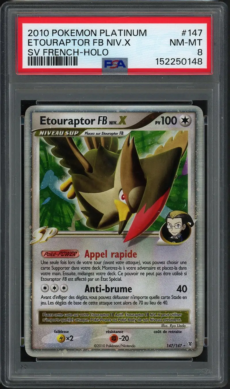 PSA 8 Etouraptor FB Niv.X