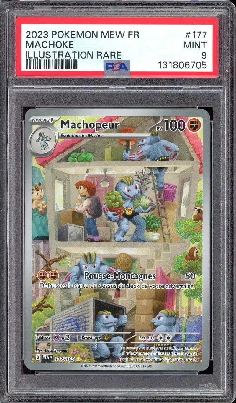 PSA 9 Machopeur