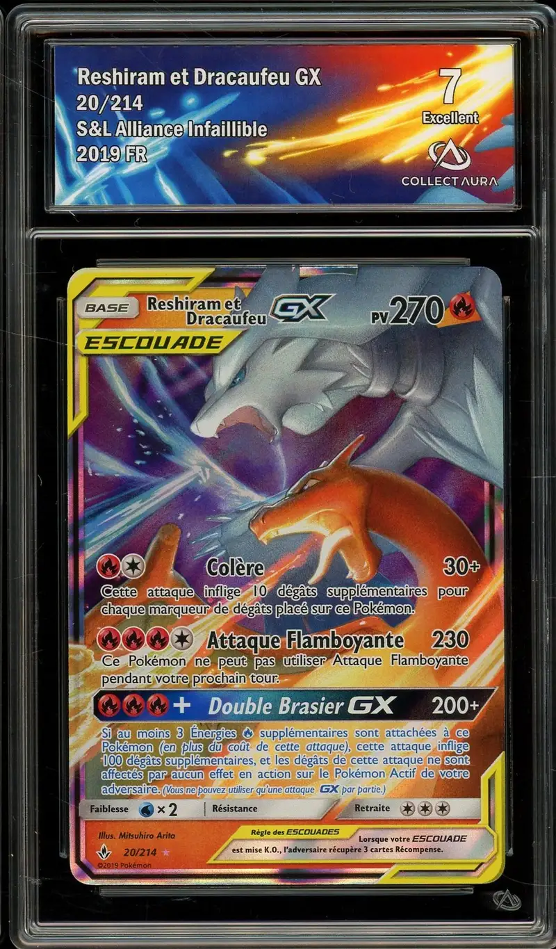 CA 7 Reshiram et Dracaufeu Gx