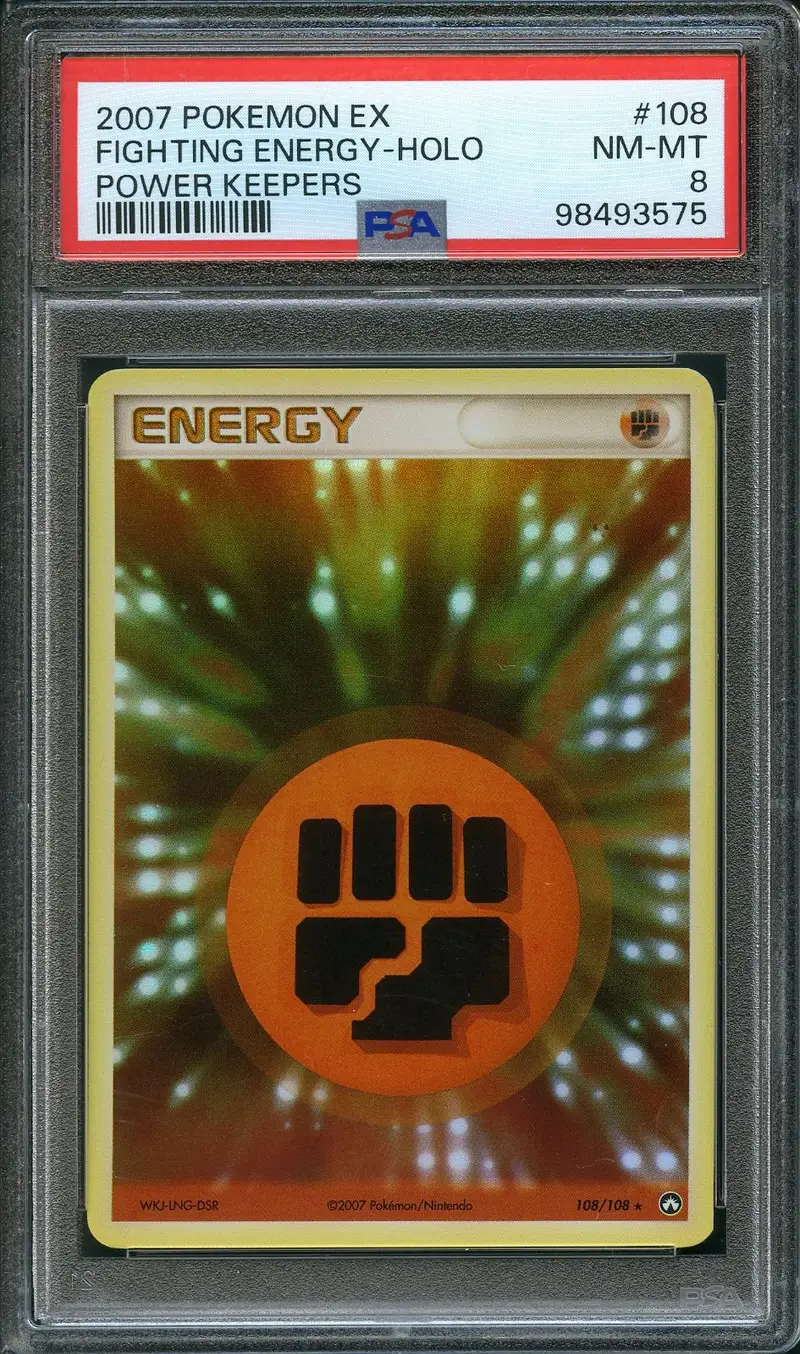 PSA 8 Energie Combat Holo