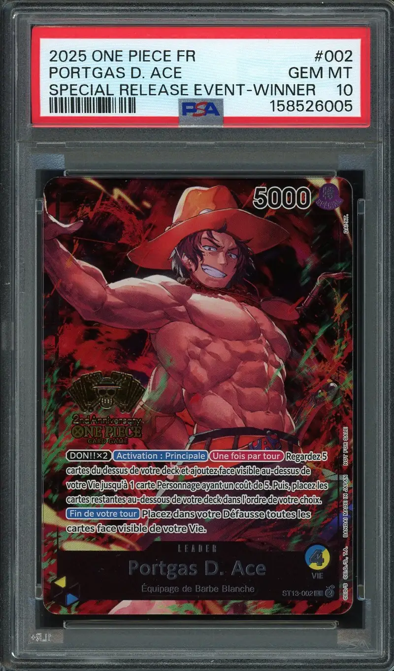 PSA 10 Portgas D. Ace