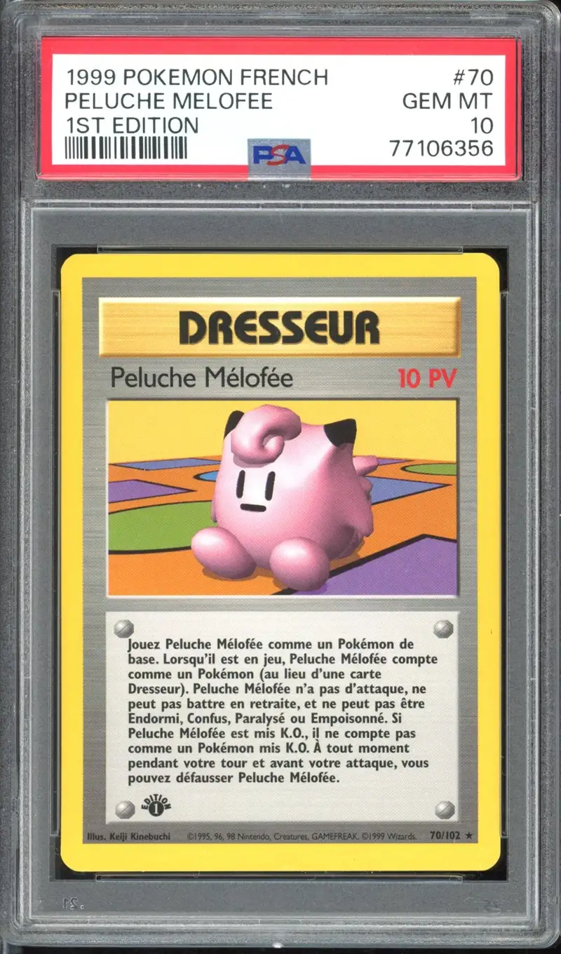PSA 10 Peluche Mélofée