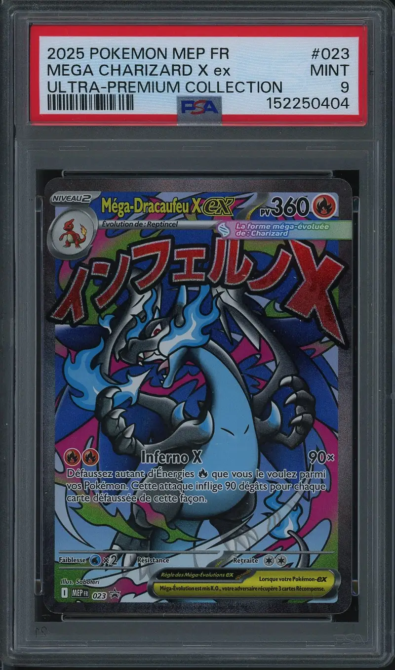 PSA 9 Méga-Dracaufeu X Ex