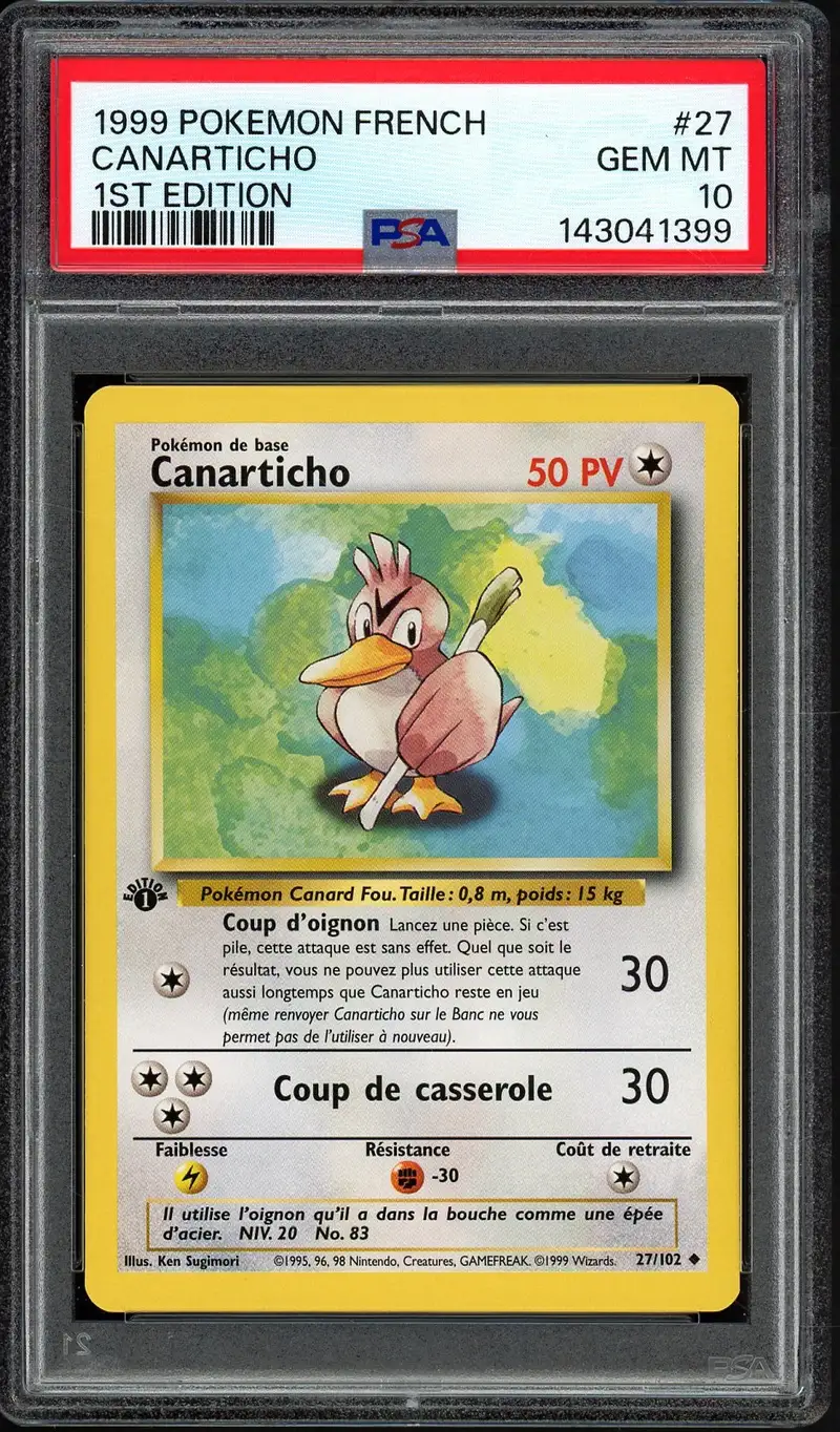 PSA 10 Canarticho