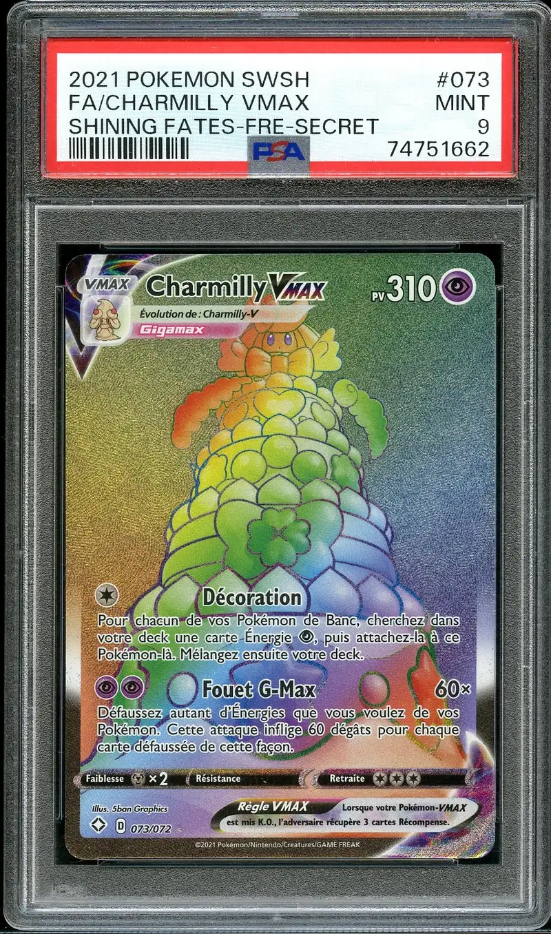 PSA 9 Charmilly VMax Rainbow