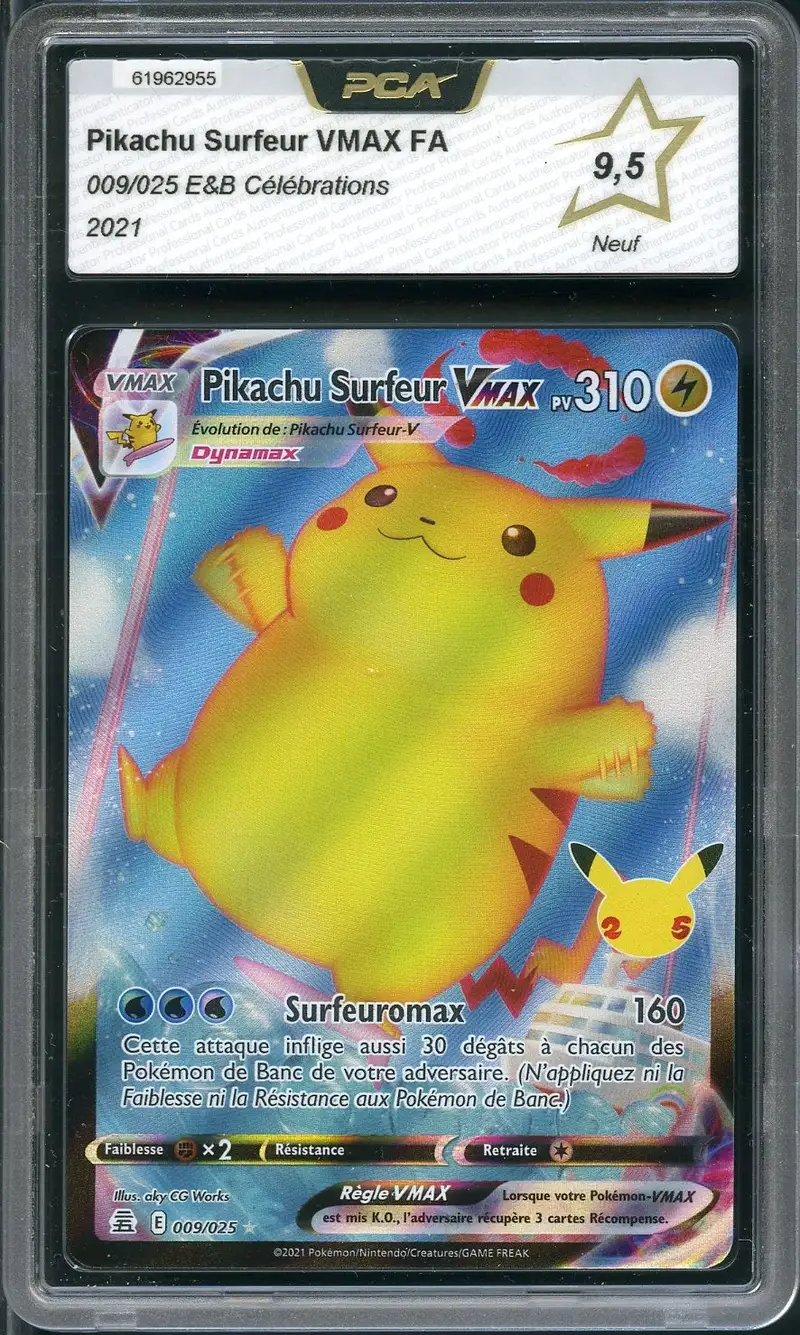 PCA 9.5 Pikachu Surfeur VMax