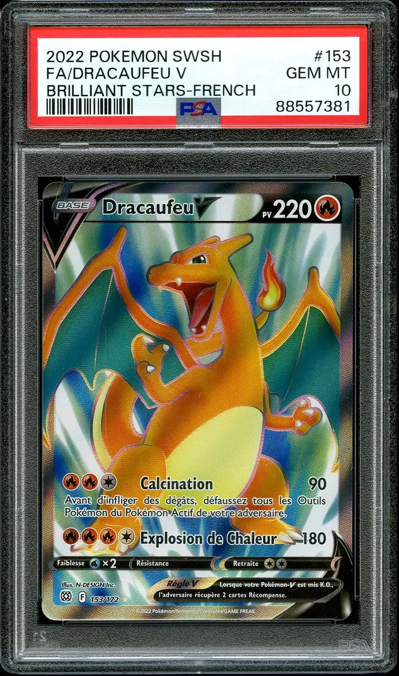 PSA 10 Dracaufeu V