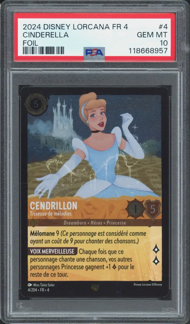 PSA 10 Cendrillon Foil