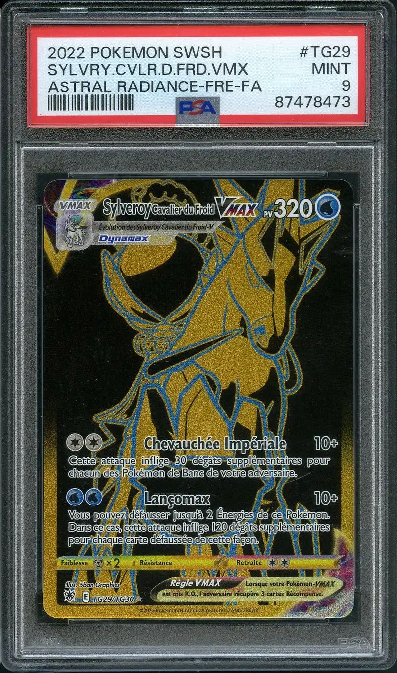 PSA 9 Sylveroy Cavalier d'Effroi VMax