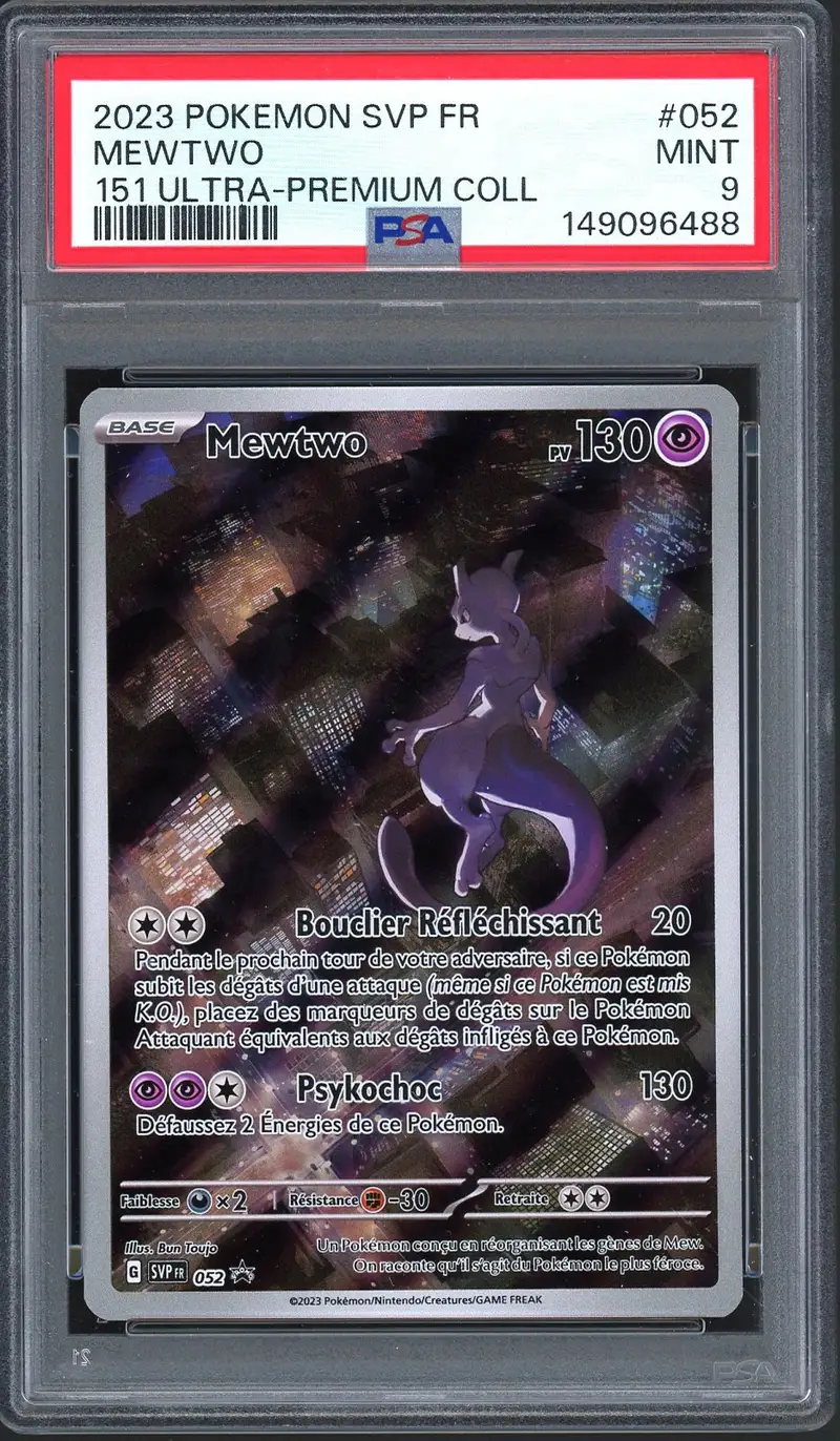PSA 9 Mewtwo