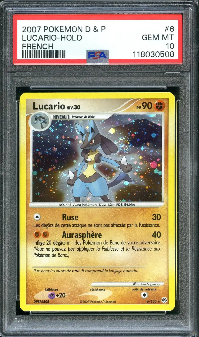 PSA 10 Lucario Holo